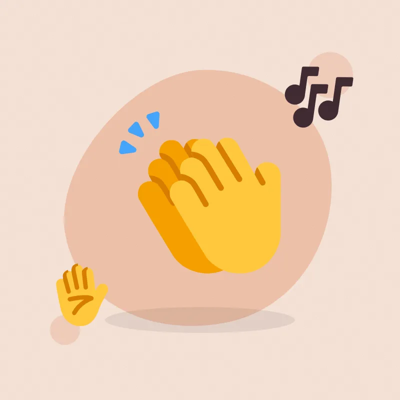 Clapping and hand games (illustration)