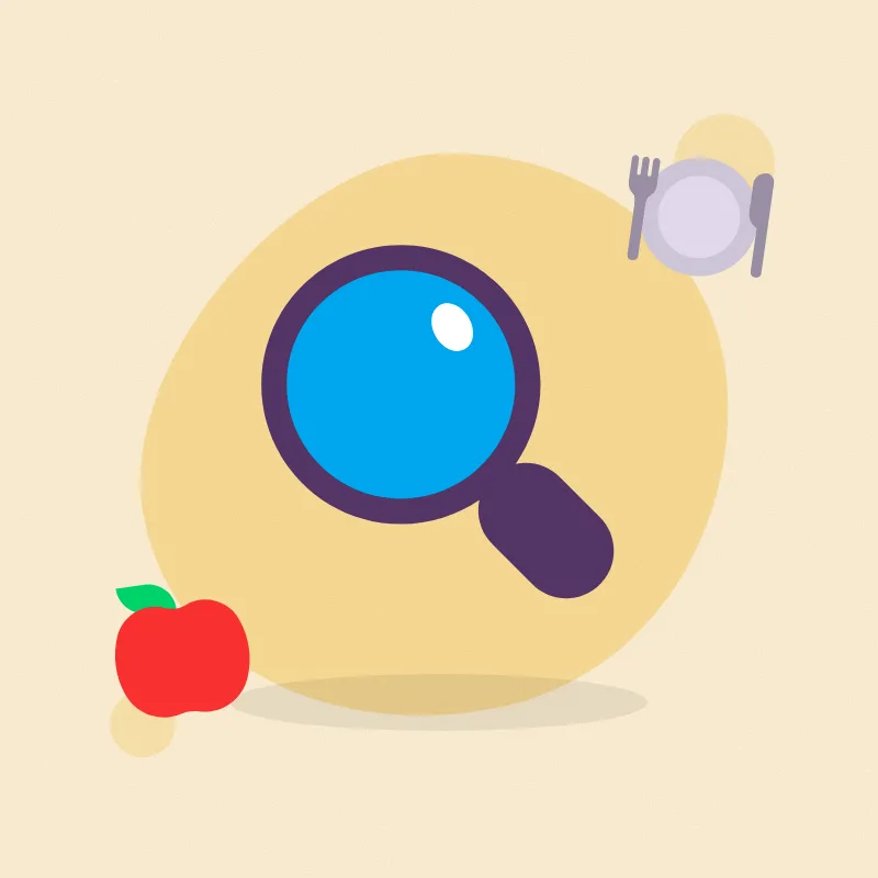 Menu I-Spy (illustration)