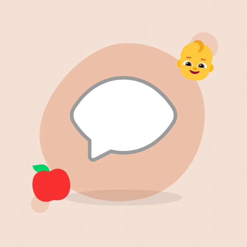 Narrate your day to your baby (illustration)
