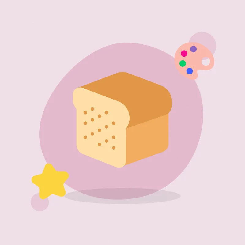 Homemade play dough (illustration)