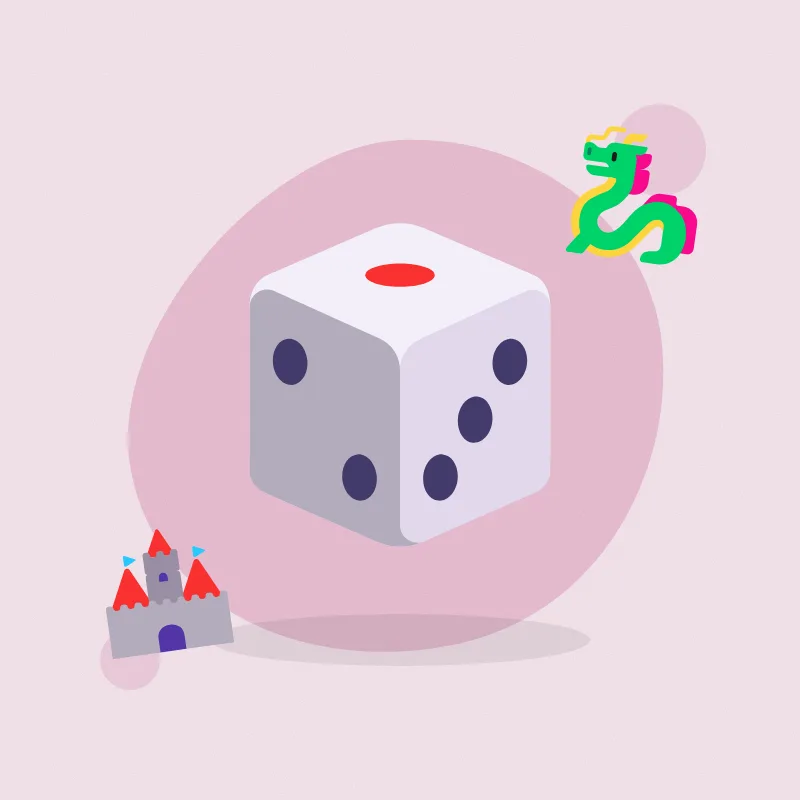 DIY story dice (illustration)