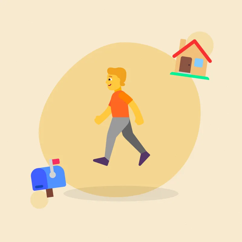 First solo errand (illustration)