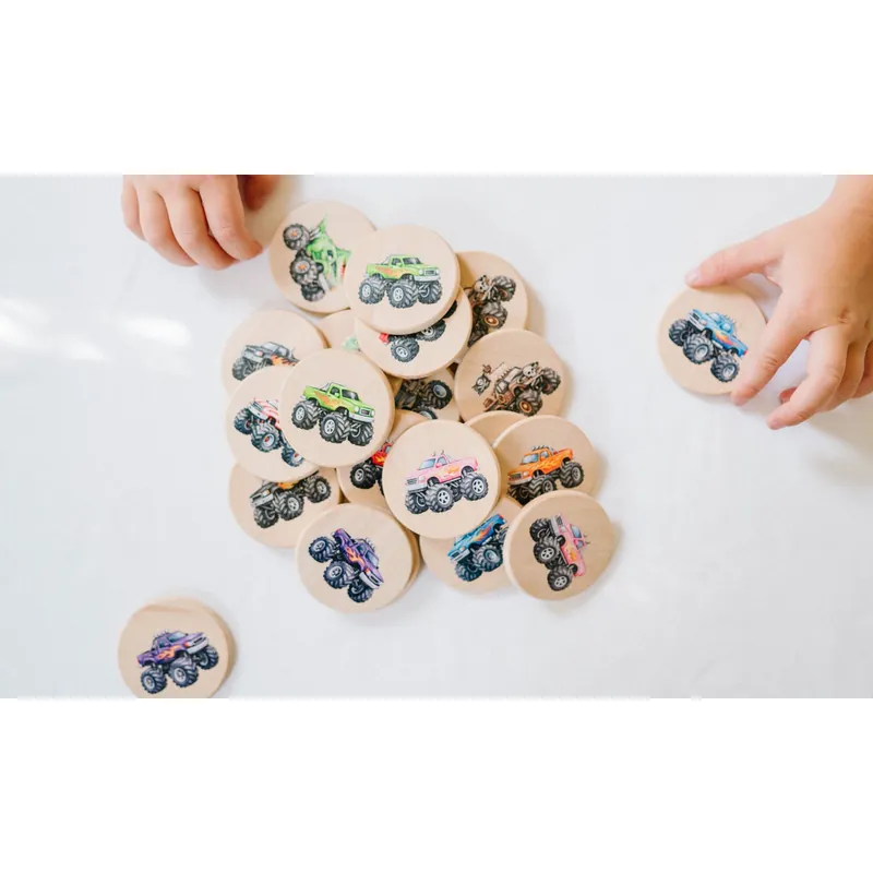 Bannor Toys Monster Truck Matching Tiles by Bannor Toys