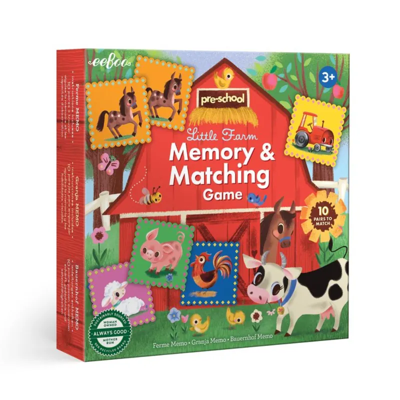 eeBoo Pre-School Little Farm Matching Game by eeBoo