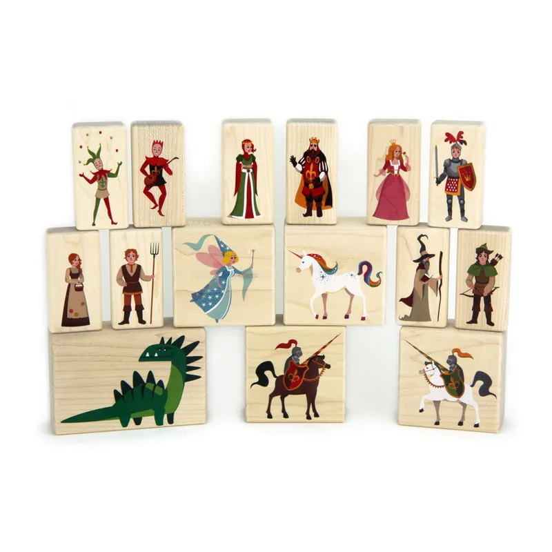 Everwood Friends Fairytale Friends Maple Blocks (15 pc.) by Everwood Friends
