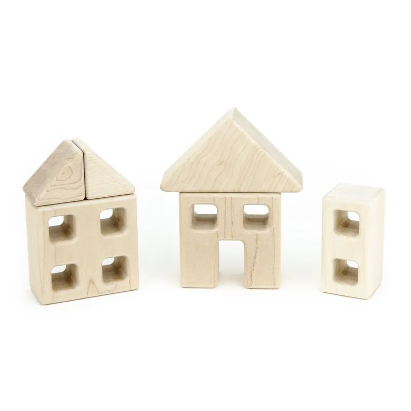 Everwood Friends Little Town Blocks House Set (6 pc.) by Everwood Friends