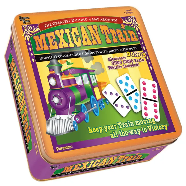 Mexican Train Double 12 dominoes (Puremco) by University Games
