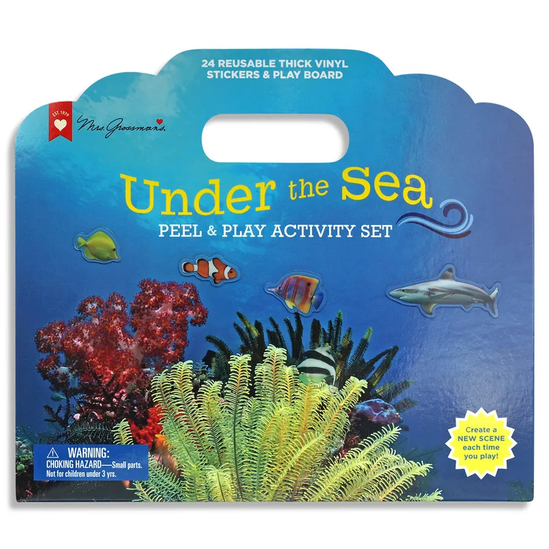 Mrs. Grossman's Under the Sea Peel & Play Sticker Set by Mrs. Grossman's