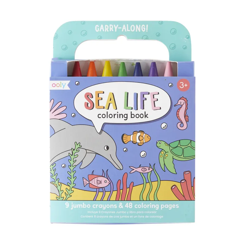 OOLY Carry-Along! Coloring Book and Crayon Set by OOLY