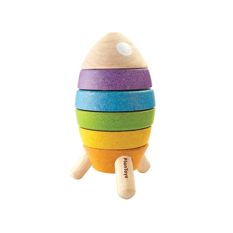 PlanToys Stacking Rocket by PlanToys